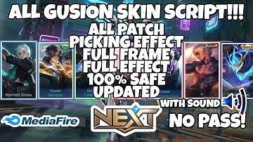 GUSION ALL SKIN SCRIPT+PAINTED SKIN LATEST PATCH FULL EFFECT NO PASSWORD