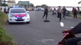 Balapan liar sampai di kejar polisi