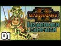 Lizardmen Campaign - Ep. 1: Lord Mazdamundi! | Total War: Warhammer 2