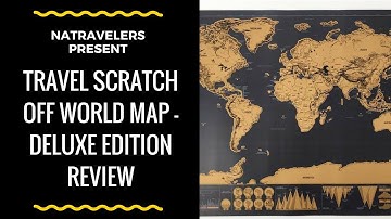 Travel Scratch Off World Map - Deluxe Edition Review
