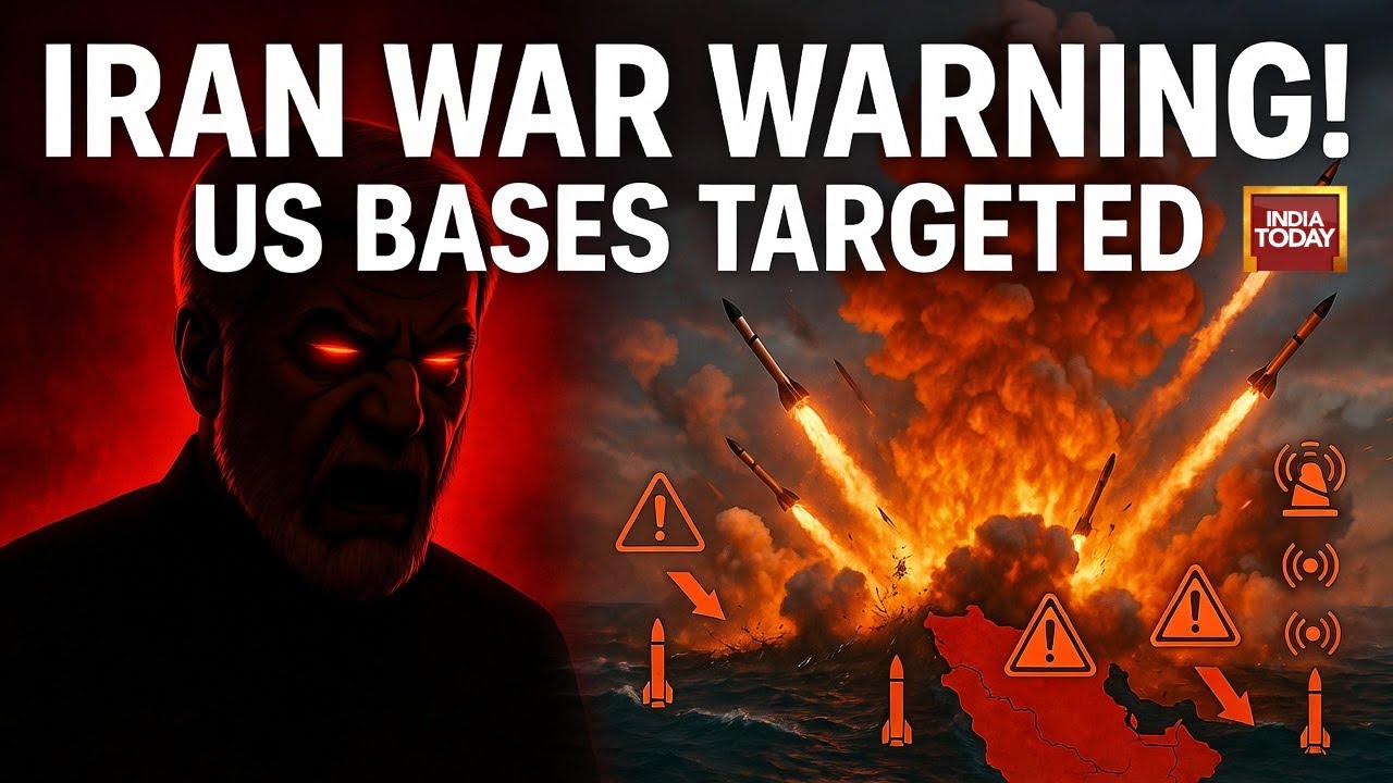 Iran News LIVE: Iran Threatens US Bases In Gulf As 'Legitimate Targets' | US News | India Today LIVE