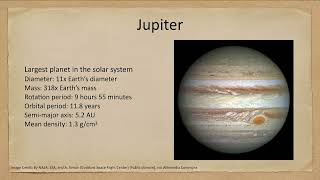 Lesson 11 - Lecture 1 - Overview: Outer Planets - OpenStax Astronomy 2023