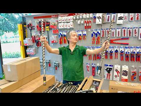 Hàng về lô đầu tiên Mũi khoan bê tông DIAGER sản xuất tại Pháp