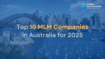 Top 10 MLM Companies in Australia for 2025 | Global MLM Software