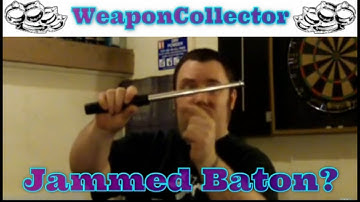 How to close a jammed extendable baton