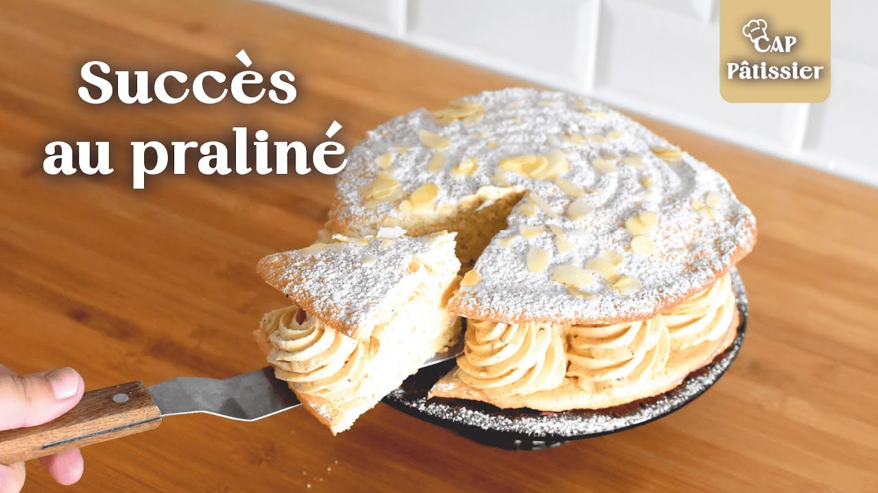 Recette Succès au praliné (CAP Pâtissier) 👩‍🍳