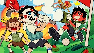 PLAYING ANOTHER GOLF GAME WAS A BAD IDEA!!! | Super Battle Golf (w/ H2O Delirious, Kyle, Squirrel) screenshot 3