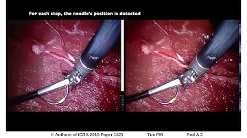 Automated Pick-Up of Suturing Needles for Robotic Surgical Assistance