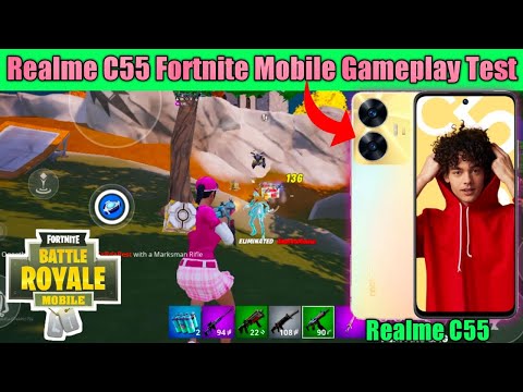 Realme C55 Fortnite Gameplay