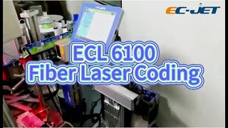 ECL6100Fiber Laser Coding Machine#fiber #laser #coding #machine #industry #mental #packing #food