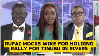 Arise On Fire Rufai Mocks Wike After He Campaigned For Tinubu In Rivers State - Dr Abati Reacts