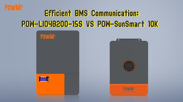 Efficient BMS Communication: POW-LIO48200-15S Battery and POW-SunSmart 10K Inverter