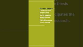Research Proposal (PhD Proposal): General/ Basic Format)