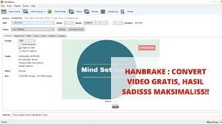 CARA MUDAH CONVERT VIDEO MENJADI KECIL VIA HANDBRAKE / CONVERT VIDEO GRATIS + HEMAT screenshot 2