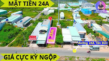 Chính chủ gửi bán lô đất mặt tiền 24A giá cực kỳ ngộp thuộc KDC Tân Đức_Đức Hòa Hạ_Đức Hòa_Long an