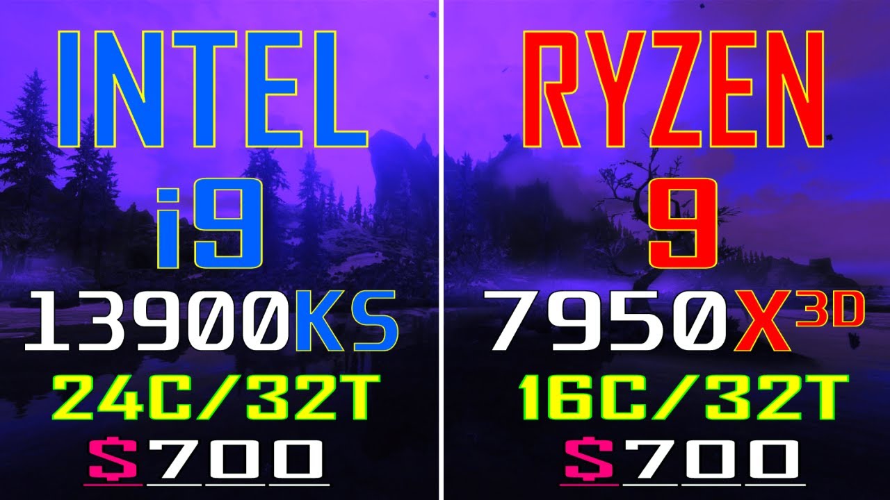 Novo AMD Ryzen 9 7950X3D consegue ser até 27% superior, em jogos, que o  Intel Core i9-13900K