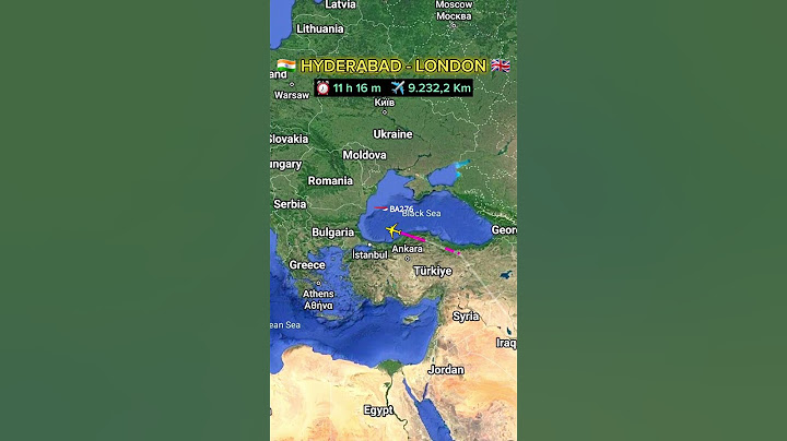 HYDERABAD to LONDON Flight Route | Boeing 788 | British Airways #aviation #travel #flight #shortfeed