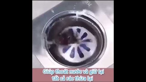 Ống chặn mùi hôi cống bộ nắp phễu thoát sàn chống trào ngược ngăn côn trùng khử mùi đường thoát nước