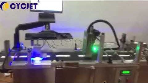 How to Print Bar Code QR Code on Clothes Tag Label by CYCJET High-speed UV Inkjet Printing Machine