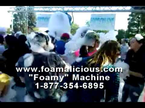 Foamy Foam machine and spirit week for Foamalicous event. 