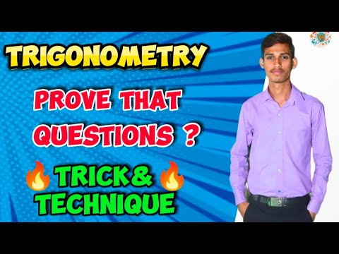 Trigonometry Questions Tricky trigonometry question/ class 10 trigonometry chapter 8/ trick ...