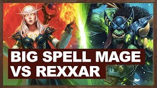 Alanna Big Spell Mage VS Deathstalker Rexxar | The Witchwood | Hearthstone