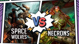 Мультшоу Space Wolves vs Necrons Репорт 1250 pts Warhammer40000