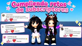 CUMPLIENDO RETOS DE SUBSCRIPTORES #Paulita12