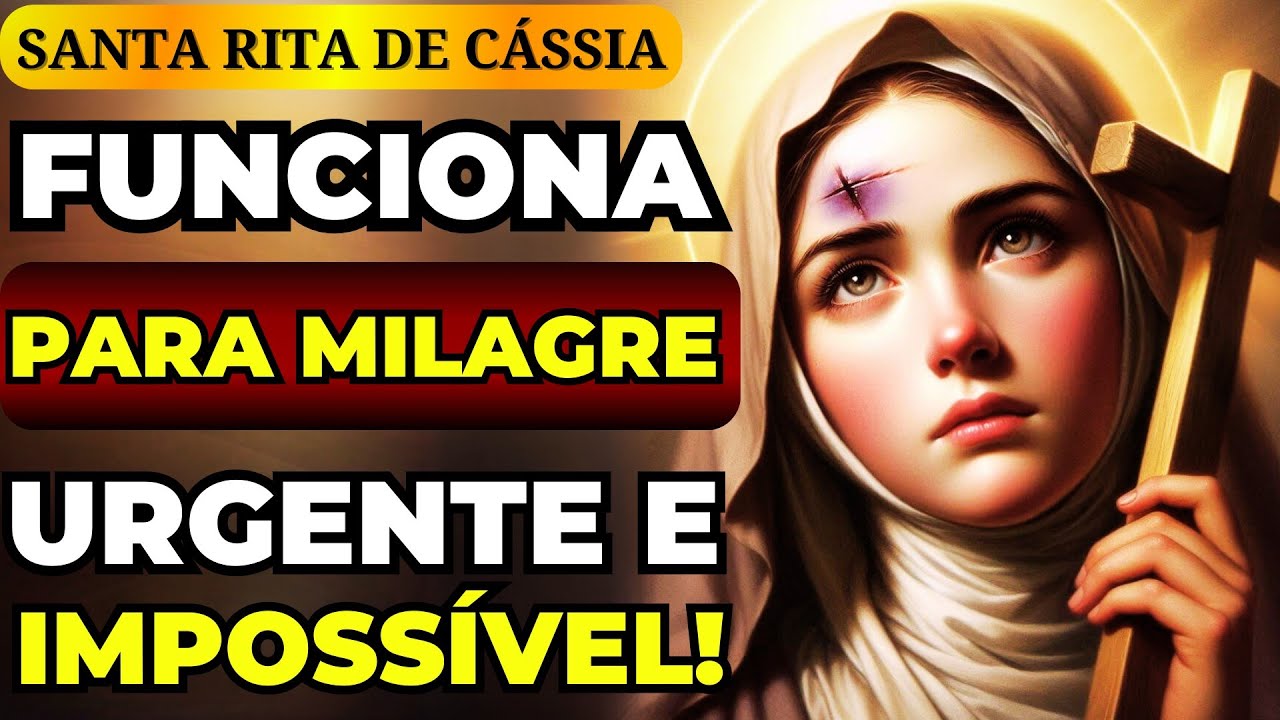 🙌SANTA RITA DE CASSIA🙏SE VOCÊ PRECISA DE UM MILAGRE IMPOSSÍVEL E URGENTE OUÇA AGORA ESSA ORAÇÃO🙌