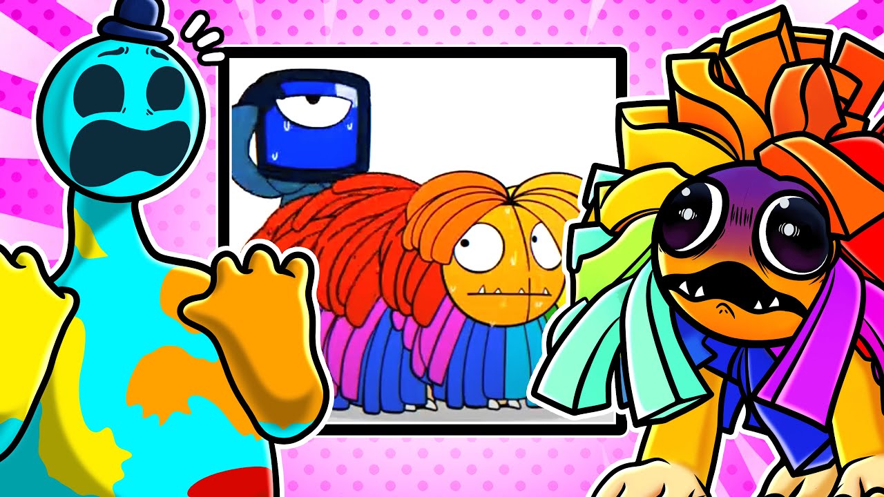 Doey e Yarnaby REAGIRAM a ANIMAÇÕES ENGRAÇADAS de Poppy Playtime 4!