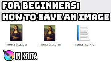 How to Save a File in Krita: PNG vs. JPG vs. KRA (Tutorial for Beginners)