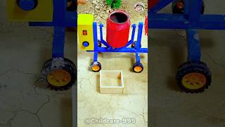 Mini Tractor Construction Video lTractor Wala Video | Mixer Machine #shorts #youtubeshorts #kids