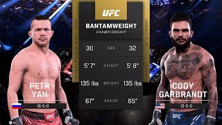 UFC 5 Gameplay Petr Yan vs Cody Garbrandt