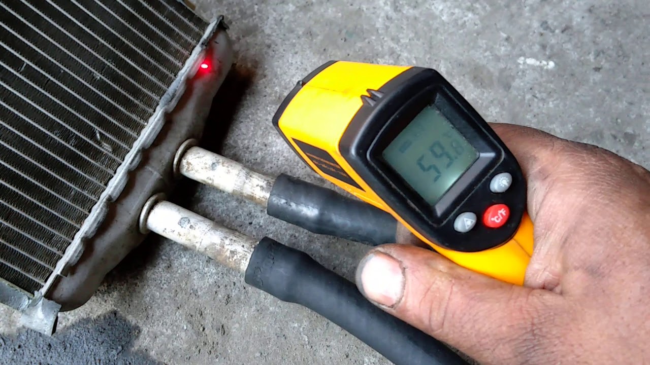 Промывка радиатора печки Део Ланос Daewoo Lanos - YouTube