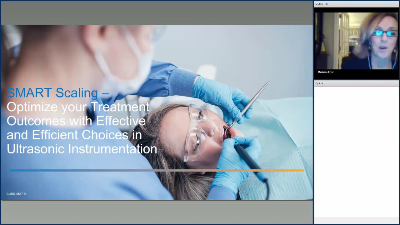 Smart Scaling inar Live 10/11/17 Dentsply Sirona YouTube