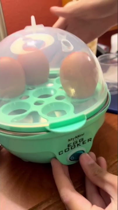 MyMini Premium 7-Egg Cooker, Teal 