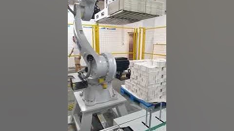 #HXCP HXCP supply stacking, pressing and palletizing by robot for the web press folded signatures