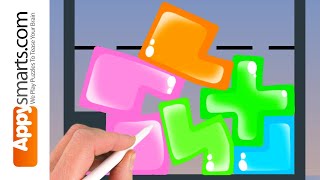 Softbody Tetris Like Mobile Game: Jelly Fill All Challenges solved with Apple Pencil