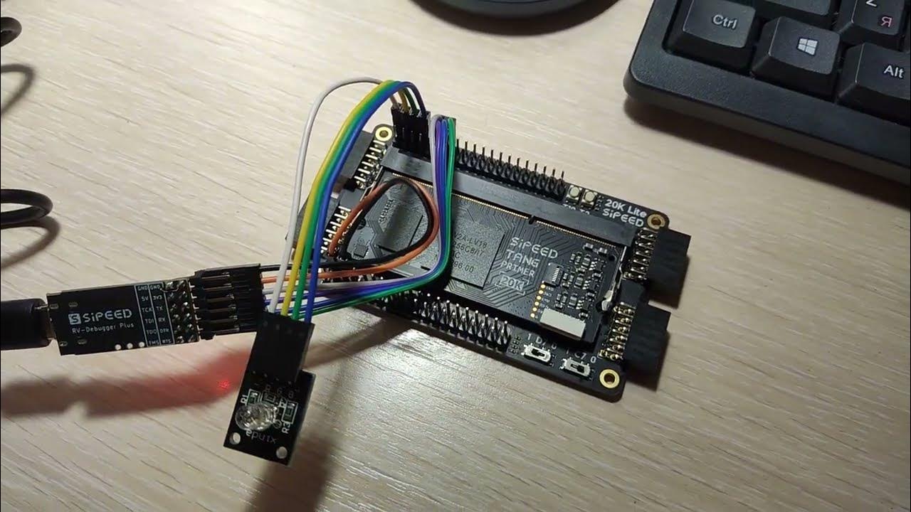 Sipeed Tang Primer 20K (fpga) python (nMigen) led blinking example ...