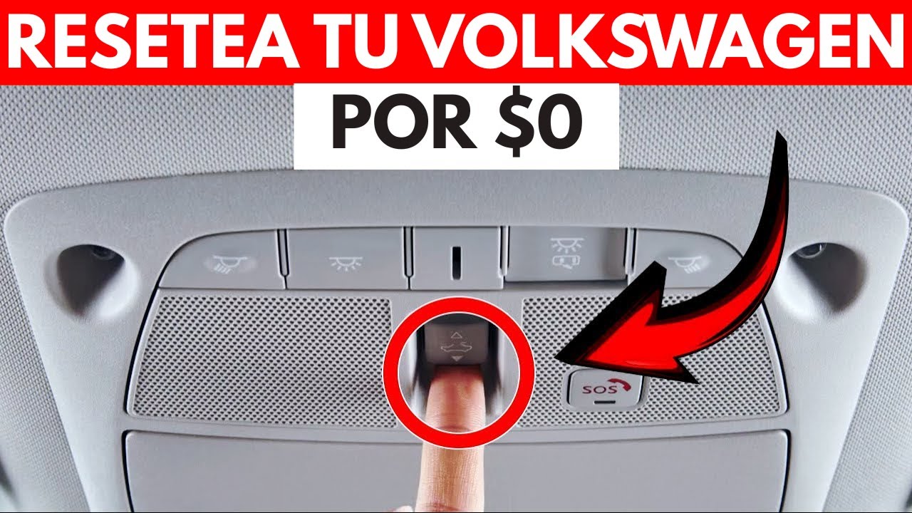Truco de reinicio de VOLKSWAGEN de $0 que los mecánicos ODIAN y que soluciona TODO