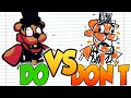 DOs &amp; DON&#39;Ts Drawing FNF - Glitched Legends Freddy Fazbear / Annoying Orange / Peashooter In 1 Min