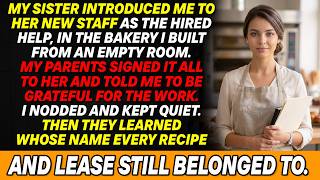 When My Sister Renamed My Bakery and Demoted Me—I Let Her, Because of One Name She Never Checked