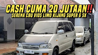 Download Lagu Habisin stok mobil bekas murah murah di Abahdi Garage❗Cash cuma 20 jutaan serena kijang vios  MP3