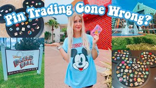 Pin Trading Day Gone WRONG???😵‍💫*Epcot resorts, Disney Springs, my worst pin luck EVER*