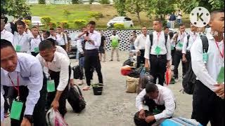 Announcement of candidates who passed the regular and religious TNI AD. Kodam 18 Kasuari, Manokwa...