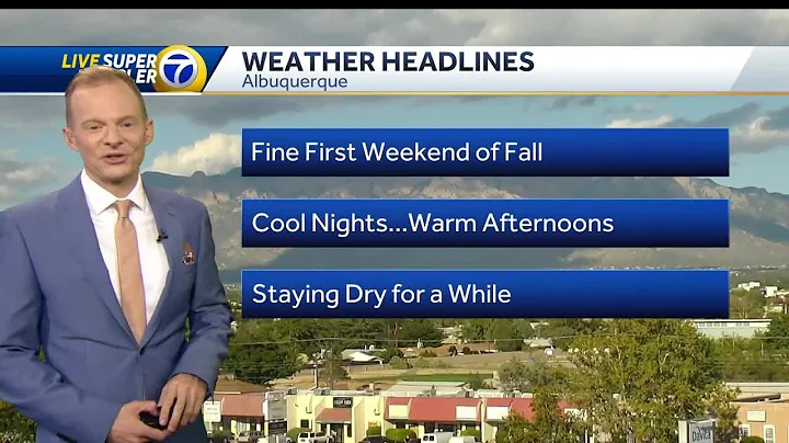 First weekend of fall will be warm and dry