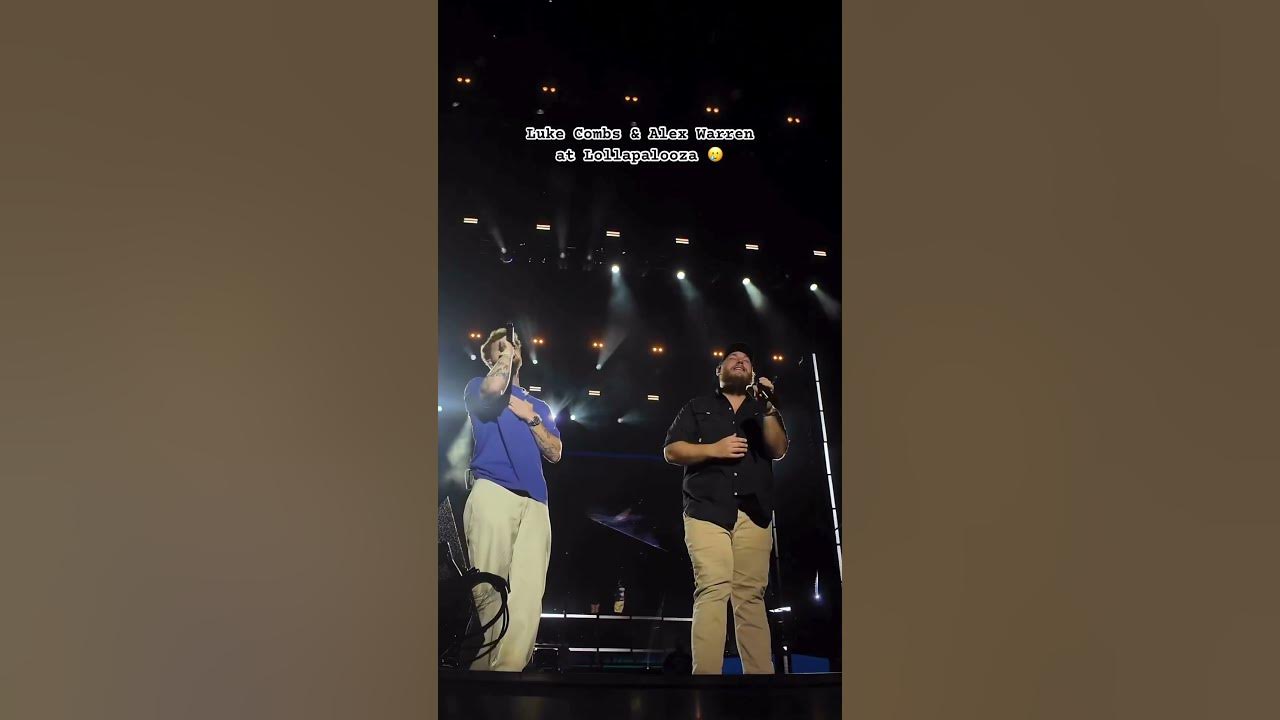 @lukecombs performing Ordinary with @AlexWarren at Lollapalooza 🥲