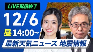ウェザーニュースの配信のサムネイル画像