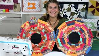 Como fazer um CENTRO DE MESA em Patchwork usando RETALHOS | Patchwork com Roberta Luz