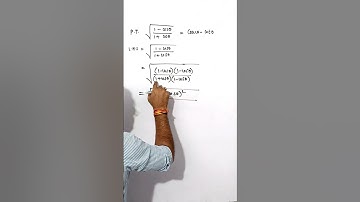 root ( 1 - cos theta )/(1+cos theta) = cosec theta - cot theta |  Trigonometry class 10